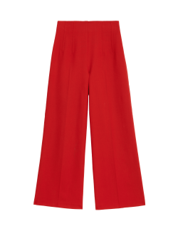 Tailored Wide Leg Trouser with Wool