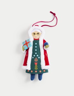 Felt Hanging Mother Claus Decoration