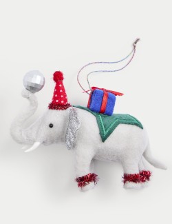 Felt Elephant Hanging Decoration