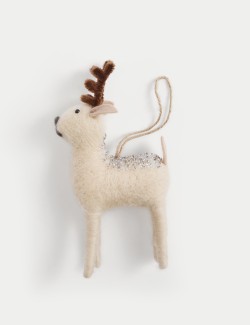 Felt Hanging Stag Decoration