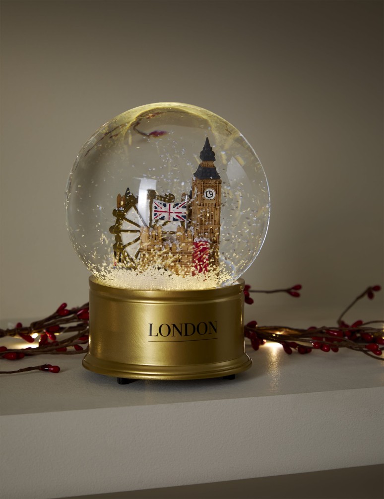 Light Up London Snow Globe