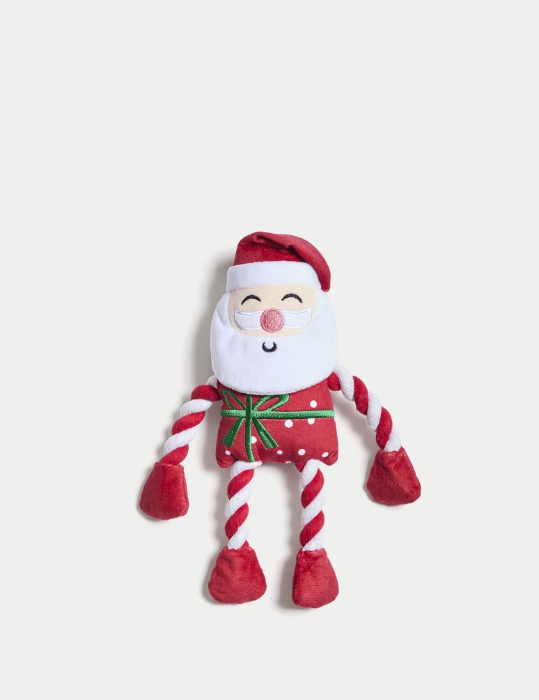 Santa Rope Pet Toy