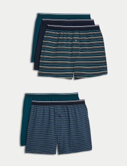 5pk Pure Cotton Cool & Fresh™ Jersey Boxers