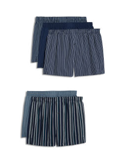 5pk Pure Cotton StayNew™ Woven Boxers