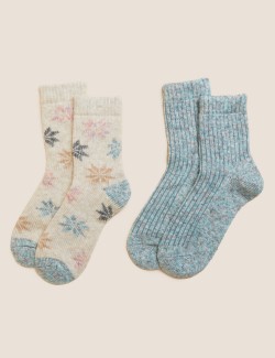 2 páry termo ponožek