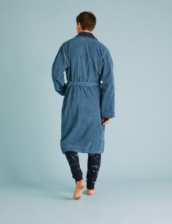 Pure Cotton Towelling Dressing Gown