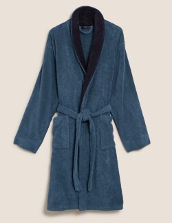 Pure Cotton Towelling Dressing Gown