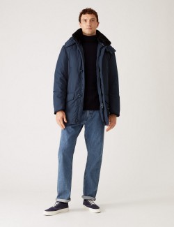 Feather and Down Parka with...