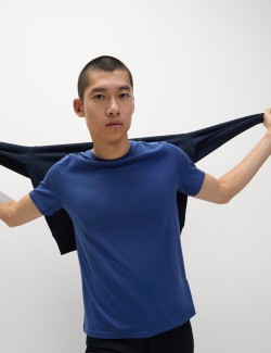 Tričko ke krku z čisté bavlny