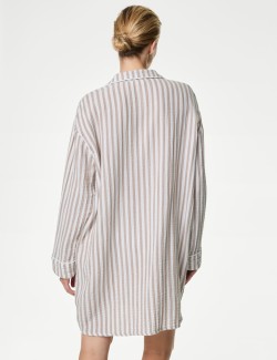 Cool Comfort Striped Nightshirt