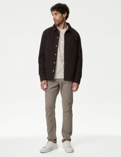 Tričko ke krku z čisté bavlny