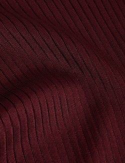 Ribbed Roll Neck Jumper