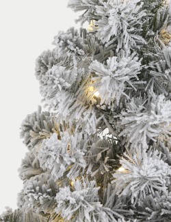 1.5ft Pre-lit Snowy Tree