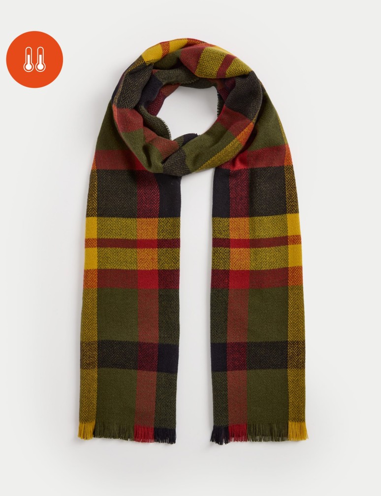 Heatgen™ Checked Scarf