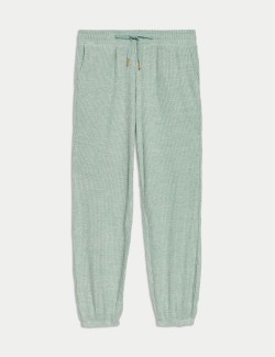 Cosy Waffle Cuffed Hem Lounge Joggers