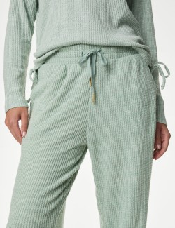 Cosy Waffle Cuffed Hem Lounge Joggers