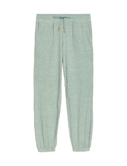 Cosy Waffle Cuffed Hem Lounge Joggers