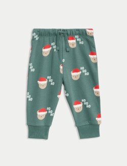 2pc Cotton Rich Santa Bear Sweat Outfit (0-3 Yrs)