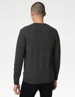 Extra Fine Lambswool Rich V-Neck Cardigan