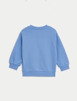 Cotton Rich Plain Sweatshirt (2-8 Yrs)