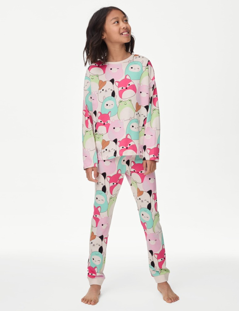 Pure Cotton Squishmallows Pyjamas (5-16 Yrs)