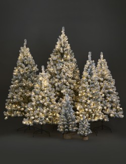 1.5ft Pre-lit Snowy Tree