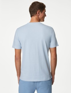 Tričko ke krku z čisté bavlny