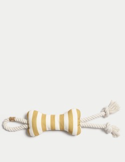 Striped Bone Dog Toy