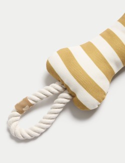 Striped Bone Dog Toy