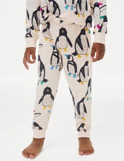 Pure Cotton Penguin Pyjamas (1-8 Yrs)