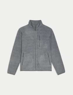 Zip Up Funnel Neck Micro Fleece