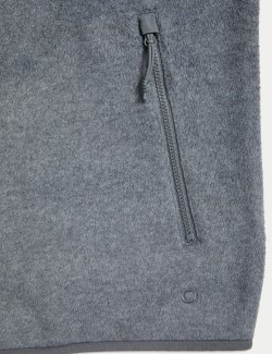 Zip Up Funnel Neck Micro Fleece