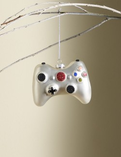 Glass Hanging Game Controller Decoration