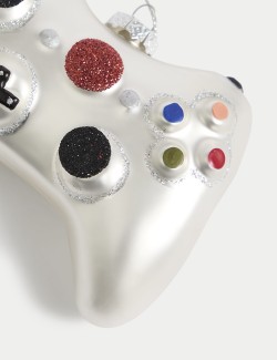 Glass Hanging Game Controller Decoration