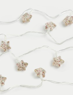 20 Confetti Star Battery String Lights