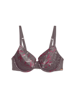 Mimosa Silk & Lace Wired Full Cup Bra (A-E)