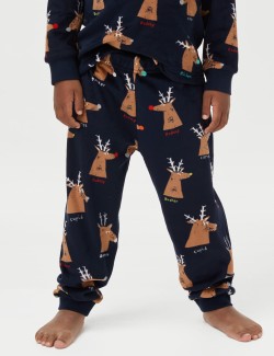 Velour Reindeer Pyjamas (1-8 Yrs)