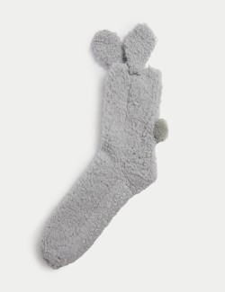 Cosy Borg Rabbit Slipper Socks