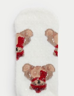 Spencer Bear™ Slipper Socks