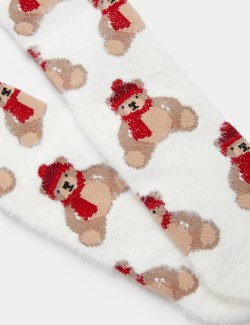 Spencer Bear™ Slipper Socks