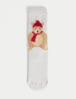 Spencer Bear Slipper Socks