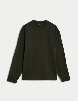 Pure Cotton Long Sleeve T-Shirt