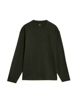 Pure Cotton Long Sleeve T-Shirt