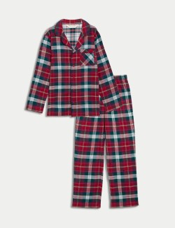 Kids' Checked Family Christmas Pyjama Set (1-16 Yrs)