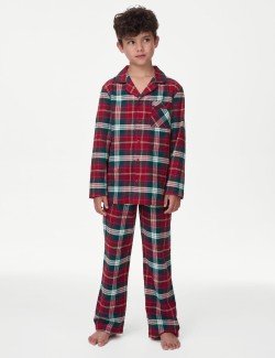 Kids' Checked Family Christmas Pyjama Set (1-16 Yrs)