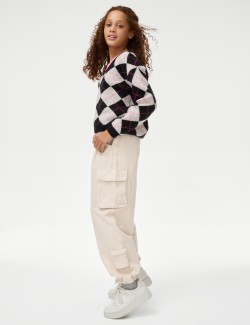 Denim Parachute Trousers (6-16 Yrs)