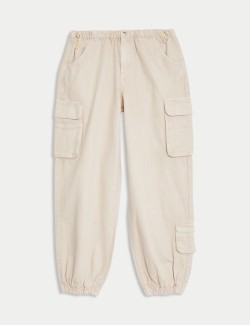 Denim Parachute Trousers (6-16 Yrs)