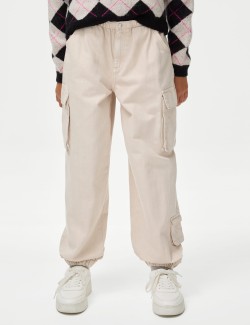 Denim Parachute Trousers (6-16 Yrs)