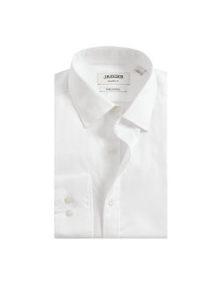 Tailored Fit Pure Cotton Texture Shirt