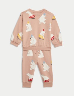 Cotton Rich Polar Bear Outfit (0-3 Yrs)